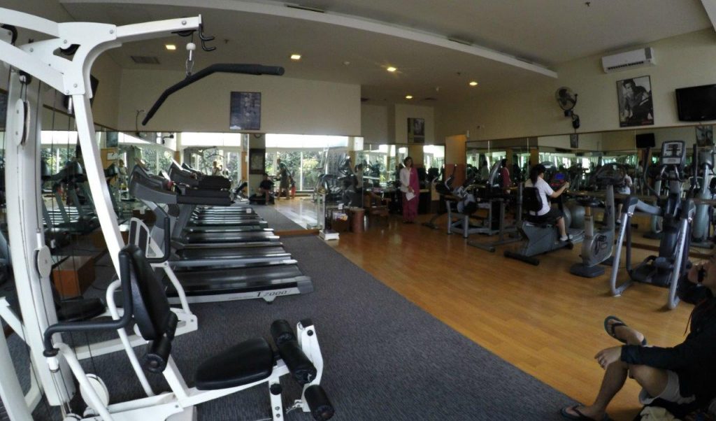 Lots of space at the gym at The Phoenix Hotel Yogyakarta MGallery by Sofitel