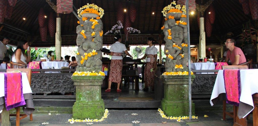 Restaurant Ibu Rai. One of the best ones in Ubud, Bali