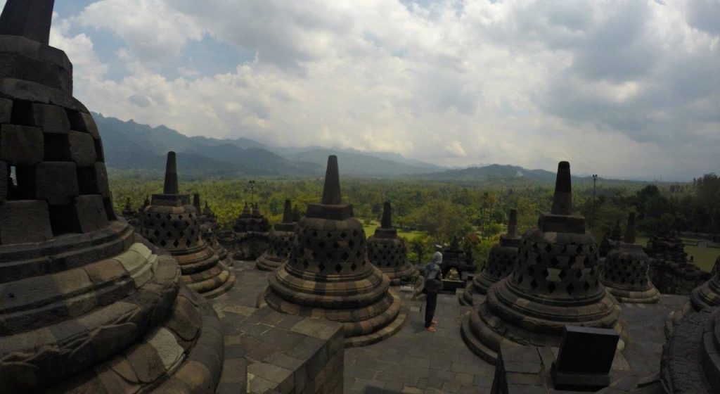 Impressions of Borobudur Temple, the world's largest Buddhist Temple