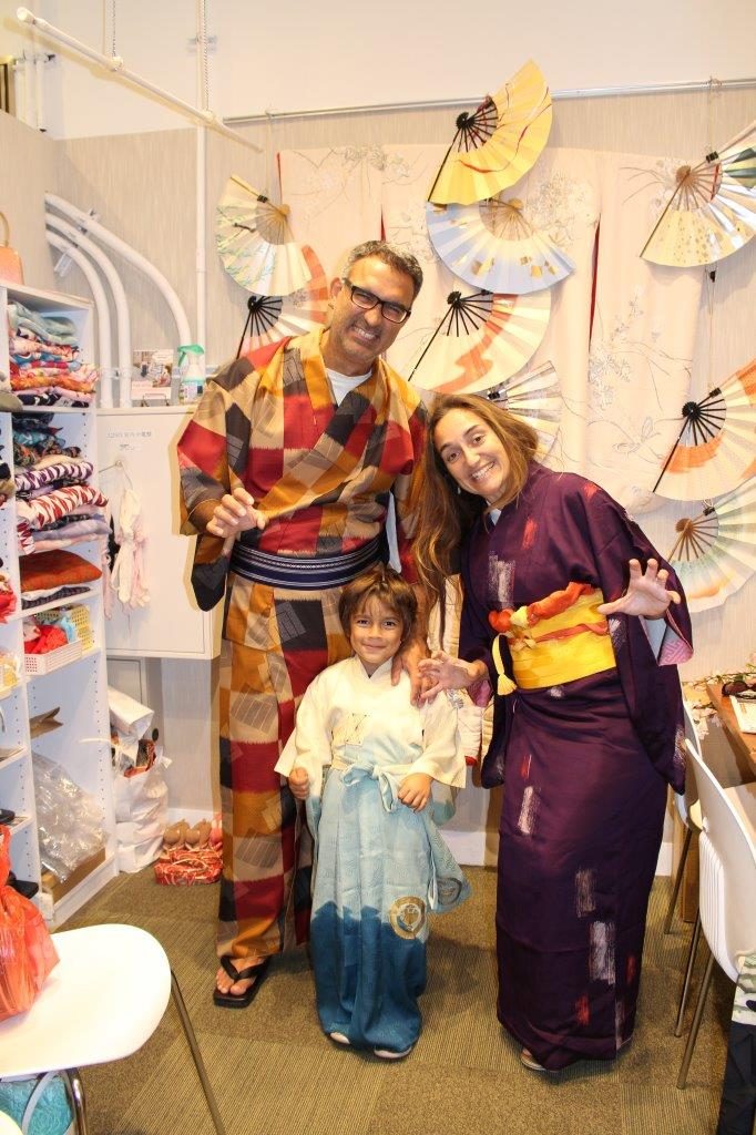 Even Noah accepted to dress the traditional costumes in Japan