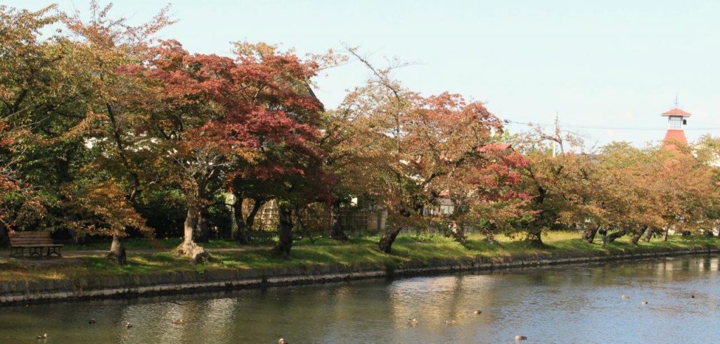 The gardens of Hirosaki Park and Hirosaki Castle are simply beautiful
