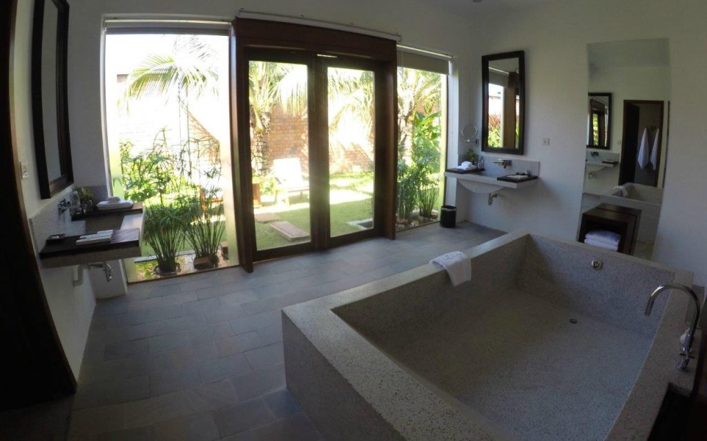 The huge bath in our Executive room at Elegant Angkor Resort & Spa