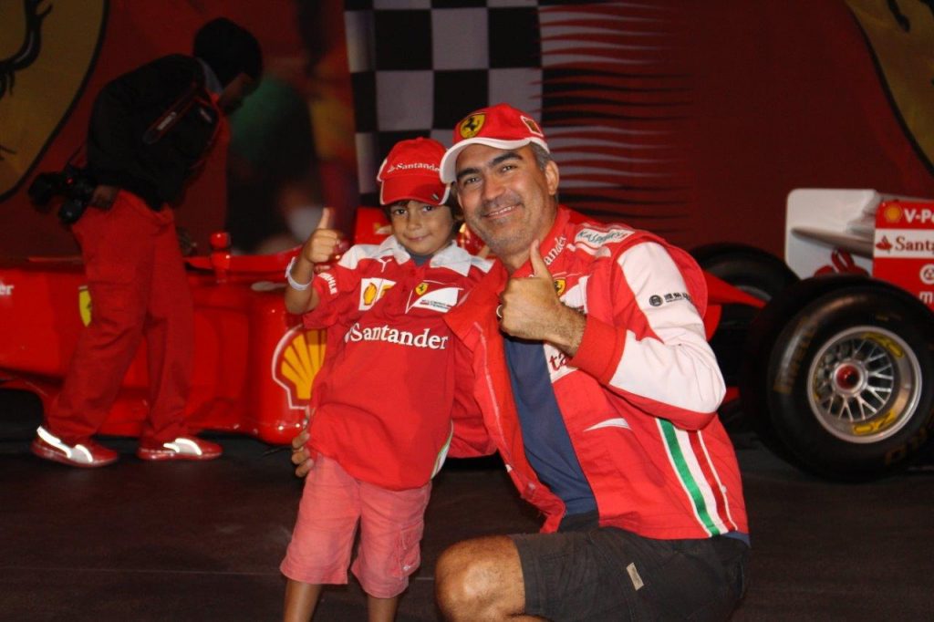 Noah and myself had a blast at Ferrari World Abu Dhabi