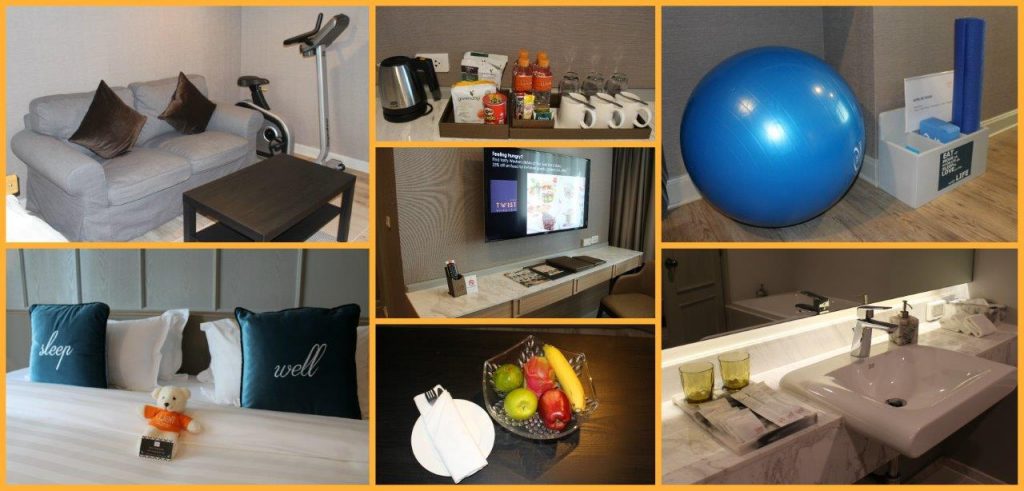 Well Hotel Bangkok Sukhumvit 20 has a really nice mix of concepts for wellness and lifestyle 