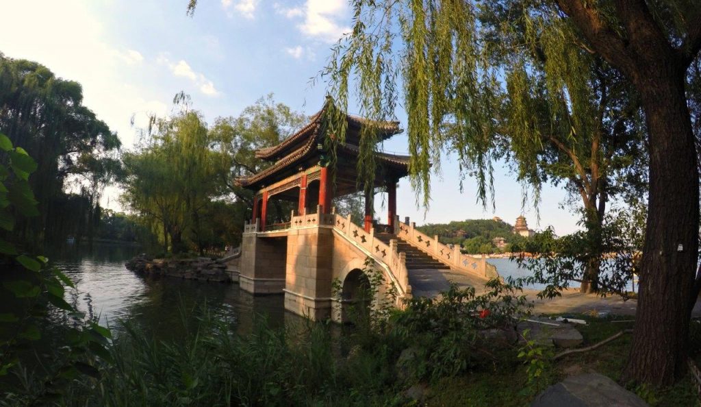 Mirror Bridge at the Summer Palace of Beijing