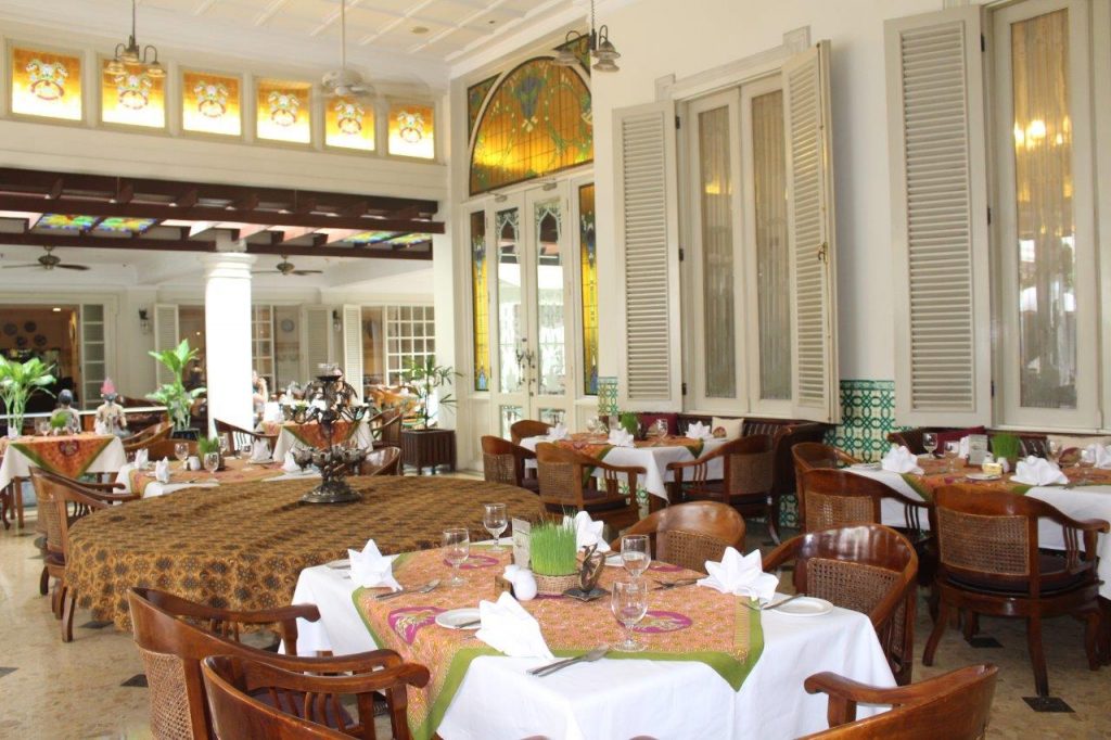 The elegant Restaurant Paprika at The Phoenix Hotel Yogyakarta MGallery by Sofitel