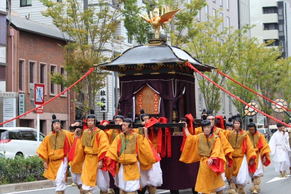 Jidai Matsuri Festival in Kyoto. A colorful and traditional parade