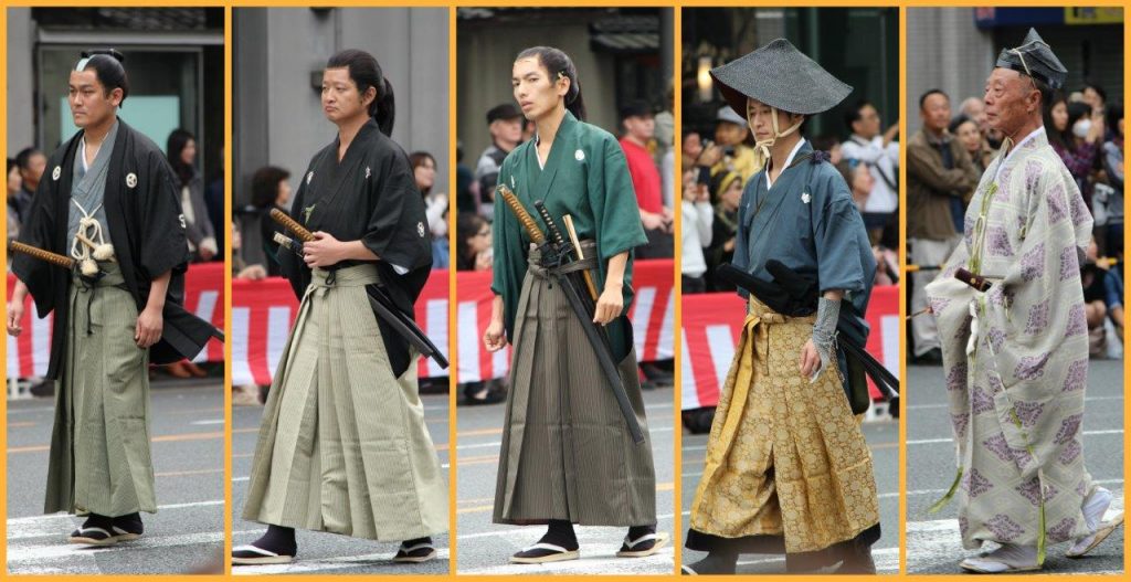 Samurais during the Jidai Matsuri Festival in Kyoto
