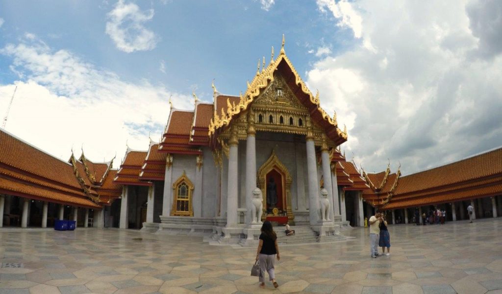 Beautiful Marble Temple in Bangkok