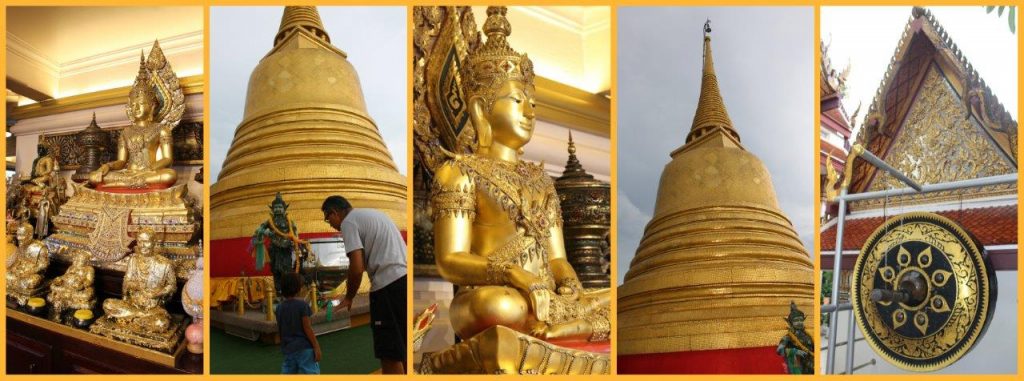 Golden Mount in Bangkok is totally worth a visit, for the temple, for the religion and for the views of the city from the top